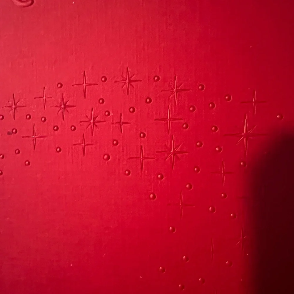DISNEY EMBOSSED RED FOLDER- FROM DISNEY WORLD